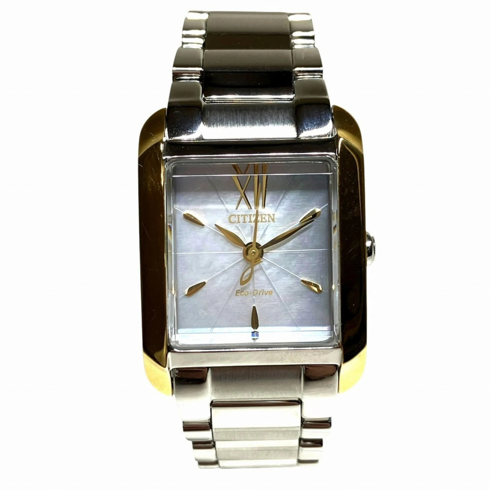 Citizen Eco-Drive Watch, Total Weight 74g, Stainless Steel, Solar Powered, Mo...